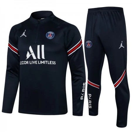 Paris Saint-Germain Training Huppari Suits 2021-22 Neljännes-Zip Sininen - Miesten